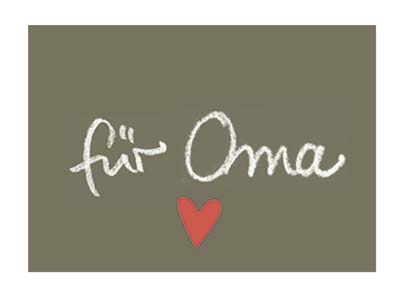 Kärtchen A8 für Oma